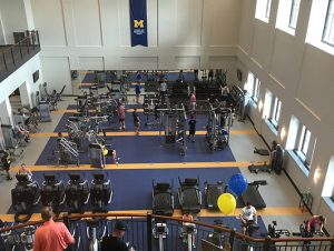 University of Michigan - fitness flooring