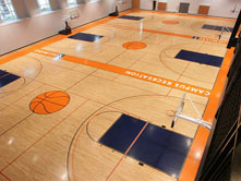 wood gym floor