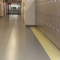 Locker Room - Rubber Flooring