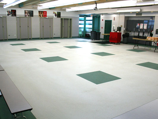 Brentwood School Rubber Flooring