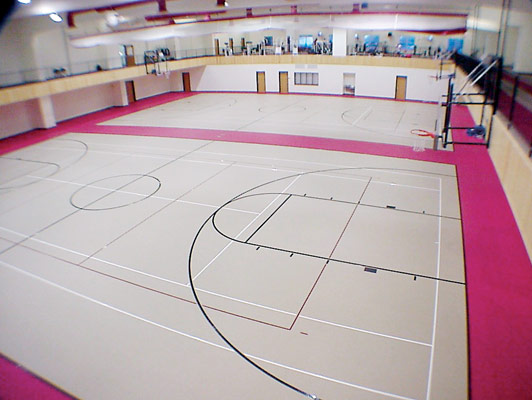 Fergus Falls Gym Rubber Flooring