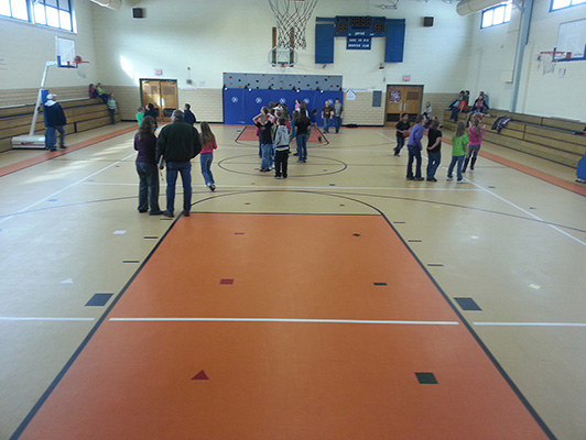 Gerald Elementary - Gym Rubber Flooring