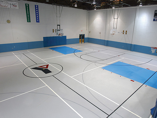 Gym Synthetic Floor - Hammond YMCA