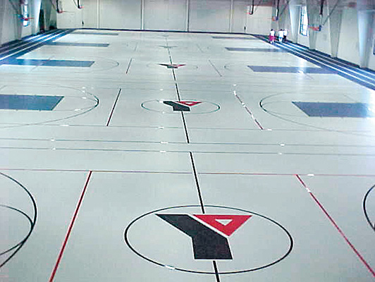 Herritage YMCA - Gym Rubber Floor