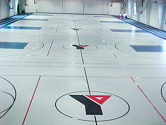 Herritage YMCA - Gym Rubber Floor
