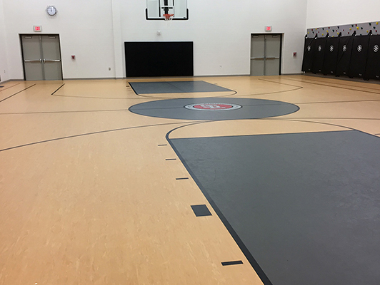 Holmes Elementary School - Rubber Gym Flooring