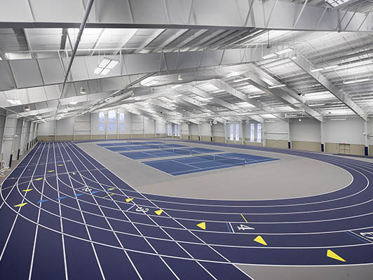 Hillsdale College - Indoor Track / Fieldhouse Flooring