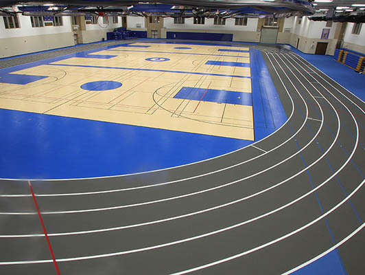 Joilet Central High School - Indoor Track / Fieldhouse Flooring