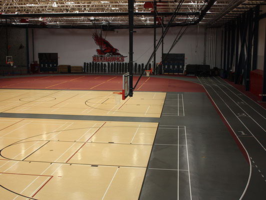 Southeast Missouri State University - Running Track / Fieldhouse Flooring