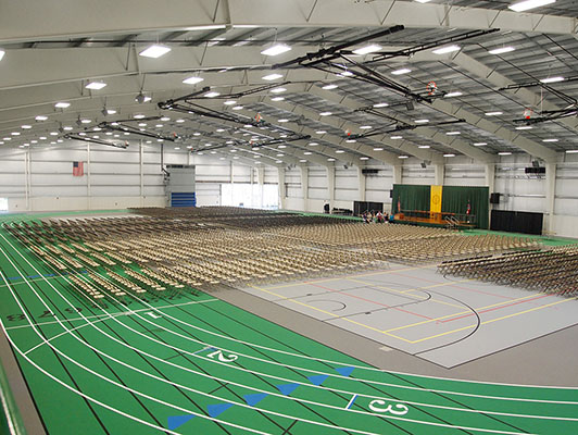 Tiffin University - Indoor Track / Field House Flooring