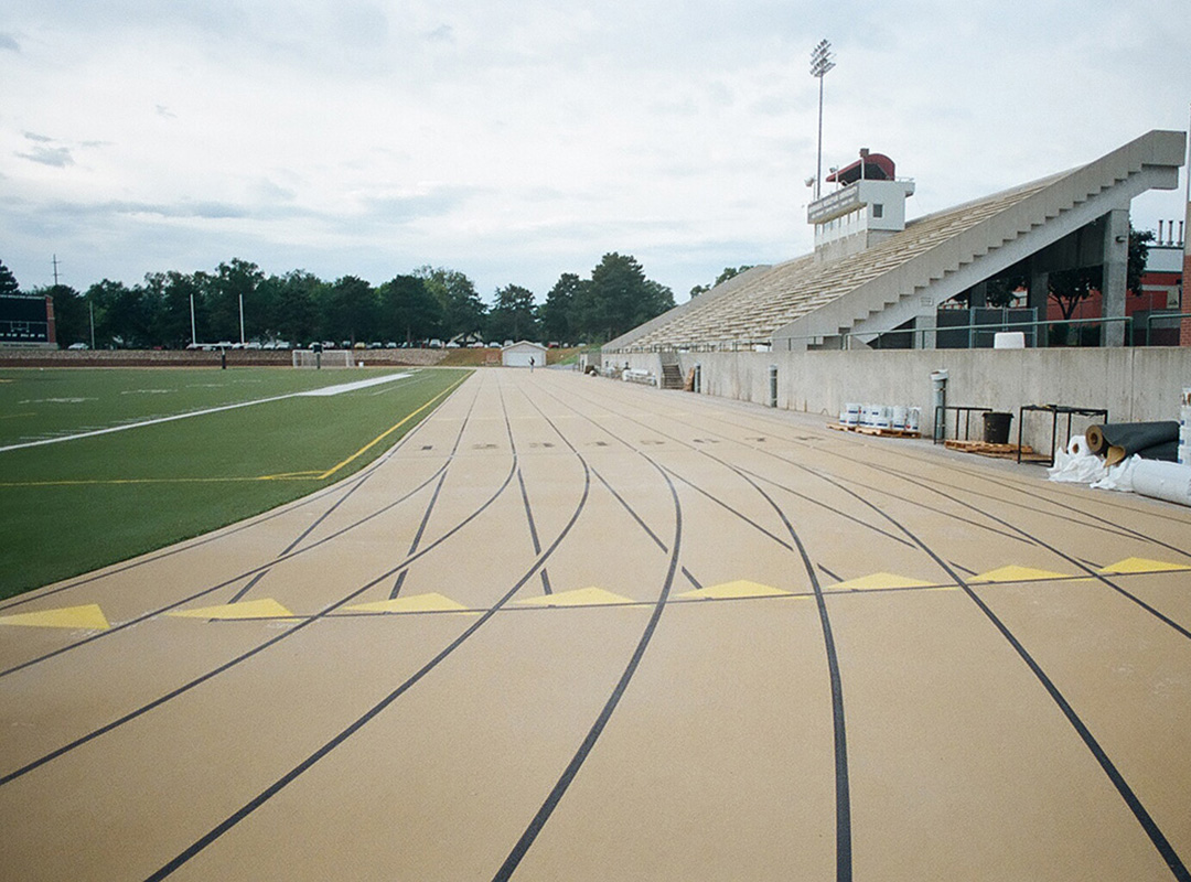 Nebraska Wesleyan University Outdoor Running Track