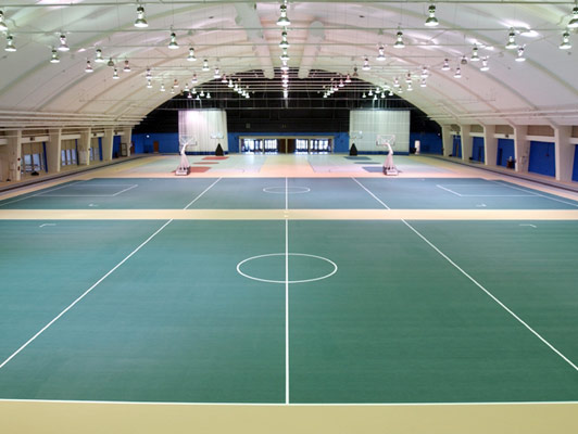 Northern Illinois University Gym Rubber Flooring