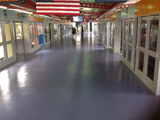 O'Hare International Airport Rubber Flooring
