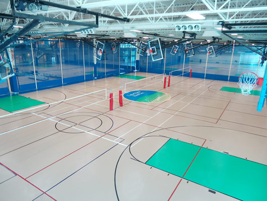 Pleasant Prairie RecPlex Exercise Flooring