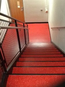 rubber flooring - stairs