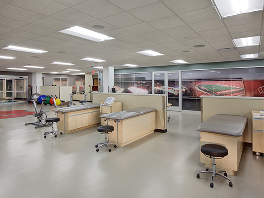 University Of Wisconsin - Training Room Flooring