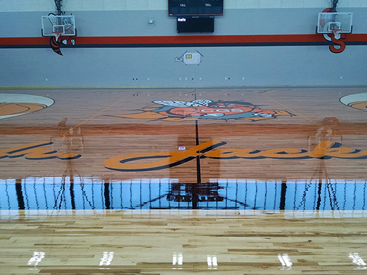 Chester Elementary Basketball Flooring