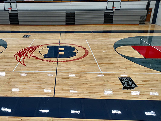 Basketball Flooring - Bellmont High School