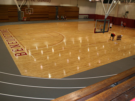 Benedictine University Basketball Flooring