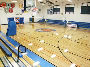 Cisne High School Basketball Flooring