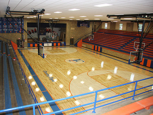 Flora High School Basketball Flooring