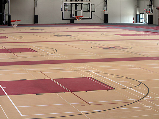 Huntley High School Basketball Flooring