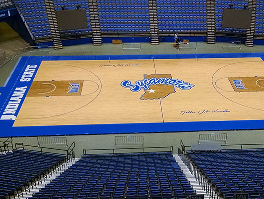 Indiana State University Basketball Flooring