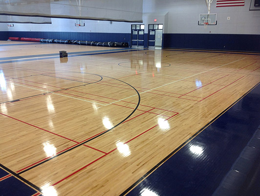 Basketball Flooring Oswego East High School