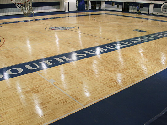 Basketball Hardwood Flooring - Connor Maple Flooring - Connor Subfloor  Systems