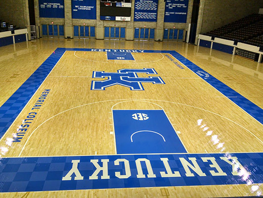 University Of Kentucky Basketball Flooring