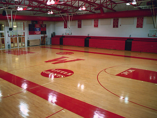 Wabash College Basketball Flooring
