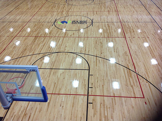 West Chicago Park District Basketball Flooring