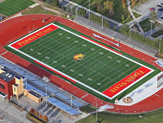 Ferris State University Football Artificial Turf