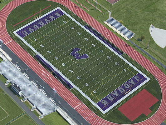 Fort Zumwalt West High School Football Artificial Turf