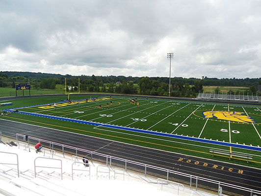 Goodrich High School Football Field Artificial Turf