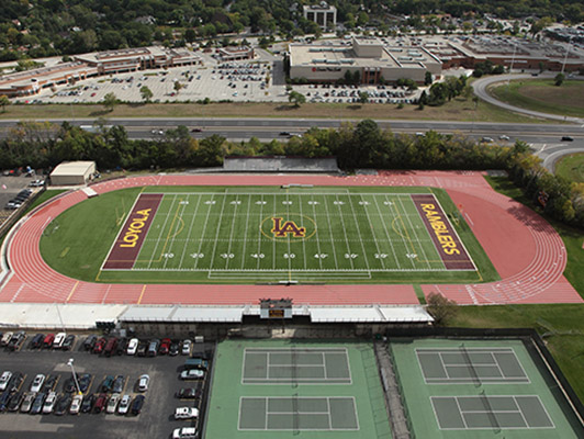 Loyola Academy Football Field Artificial Turf