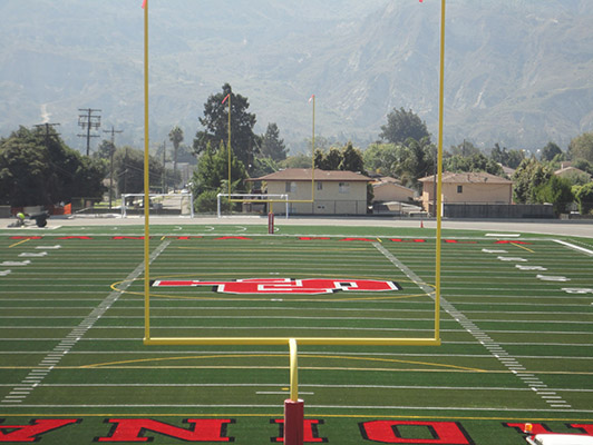 Santa Paula High School Football Field Artificial Turf