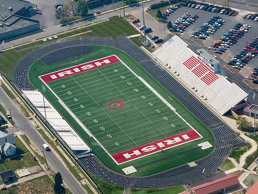 Toledo Catholic High School Football Field Artificial Turf