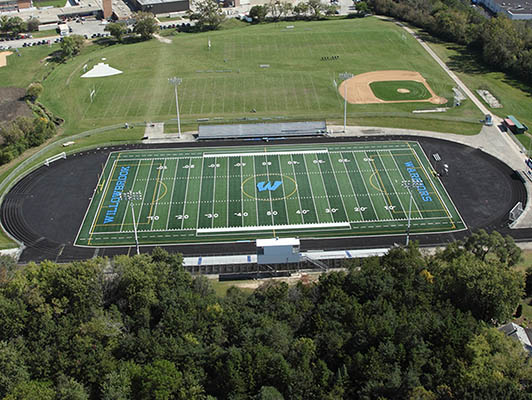 Willowbrook High School Football Synthetic Turf