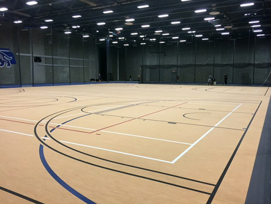 Dakota Wesleyan University - Rubber Gym Flooring