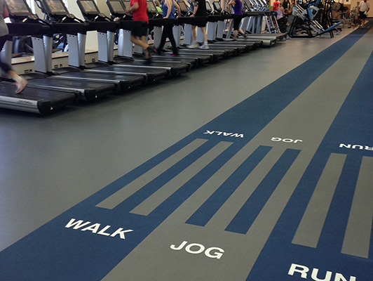 Cadence Fitness Health Center - Workout Room Flooring