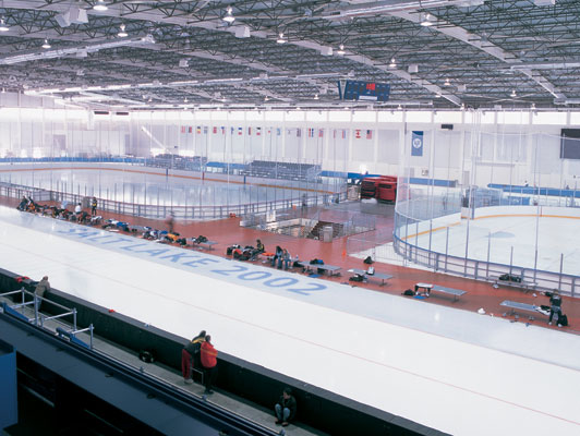 Salt Lake City Olympics Ice Arena Flooring