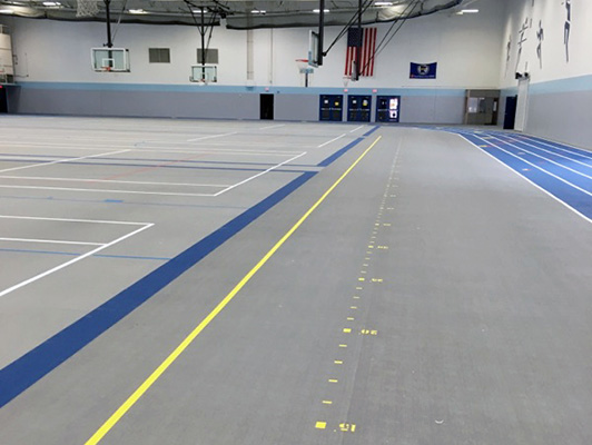 Becker High School - Indoor Track / Fieldhouse Flooring