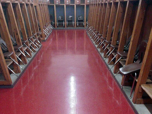 Germantown High School Locker Room Flooring