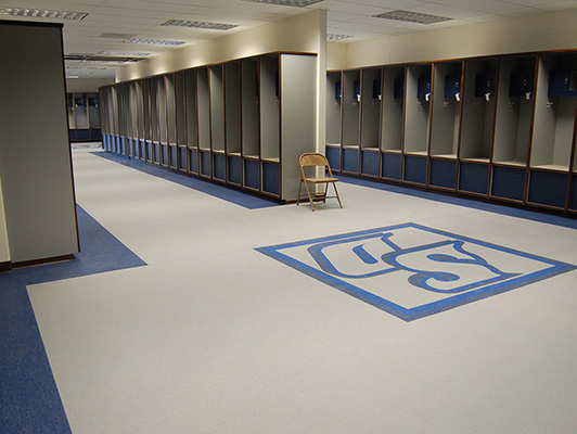 San Diego University - Locker Room Flooring