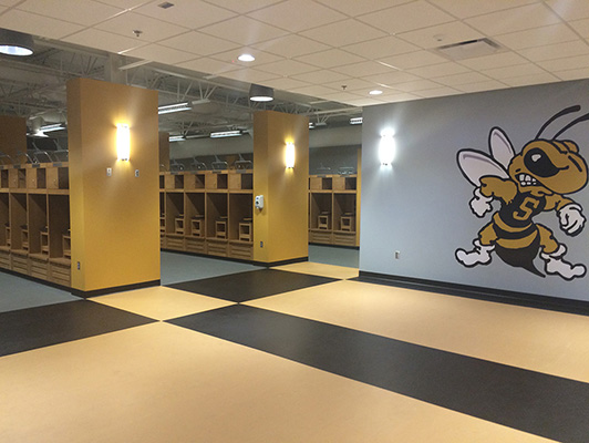 Locker Room Flooring