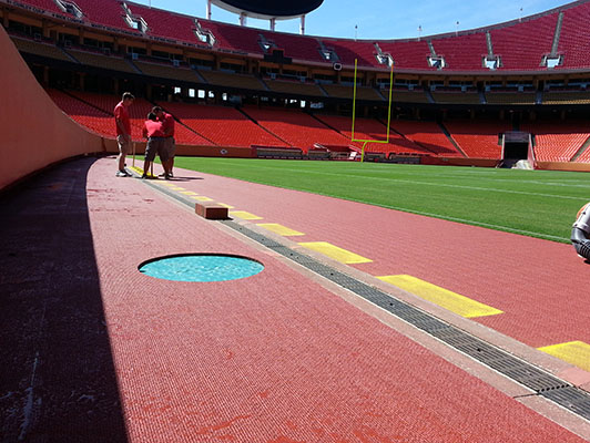 Arrowhead Stadium - Walking Track - Sports Flooring Solutions