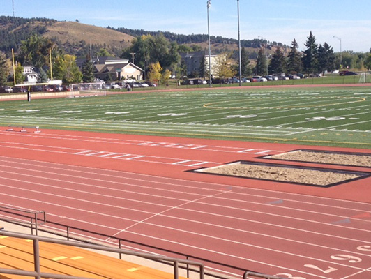 Sioux Park - Outdoor Running Track & Field Surfaces