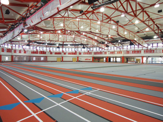 Carthage College Running Track Flooring