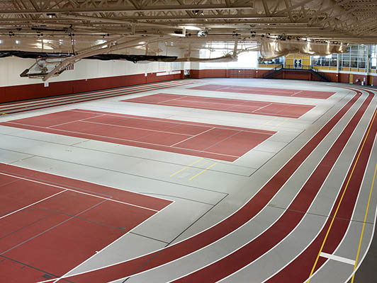 Central College Running Track Flooring